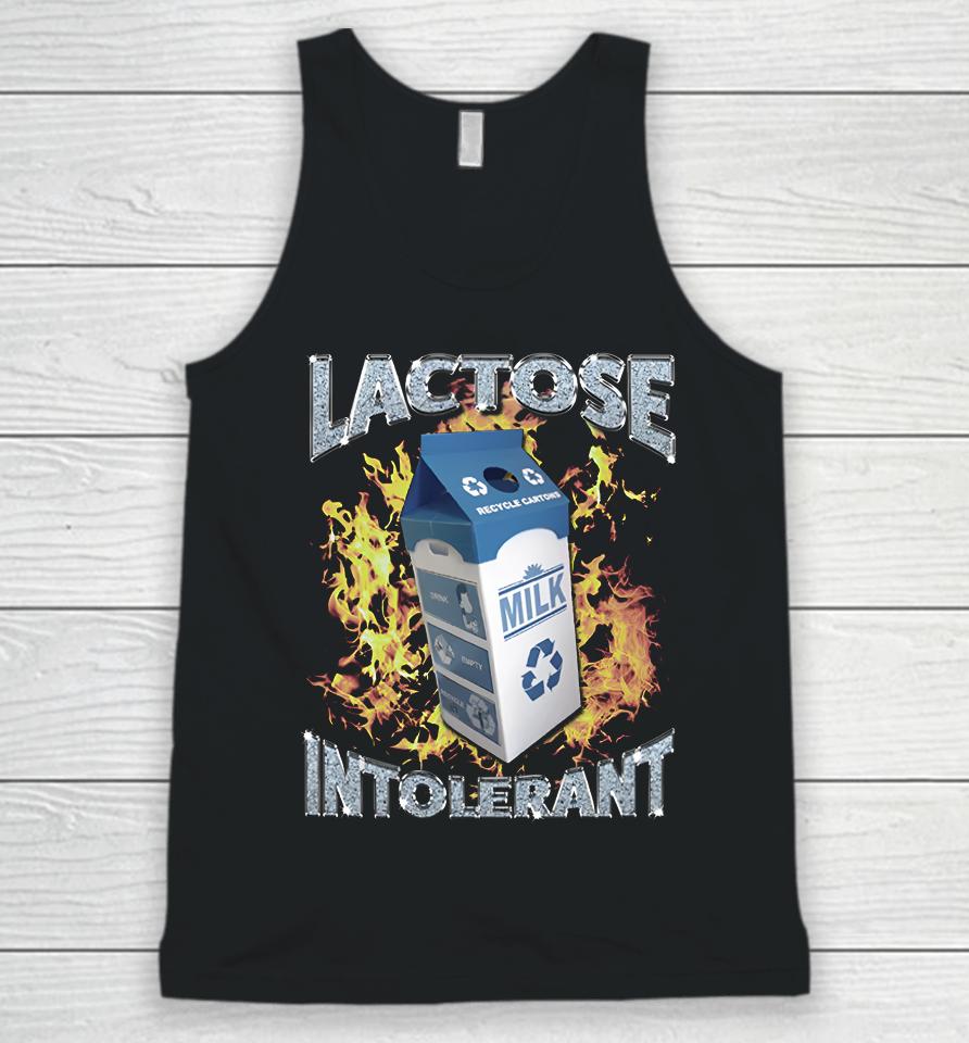 Lactose Intolerant Unisex Tank Top
