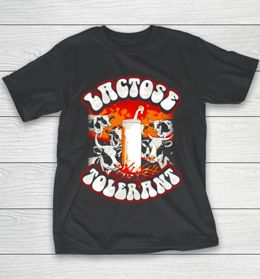 Lactose Tolerant Cows Youth T-Shirt