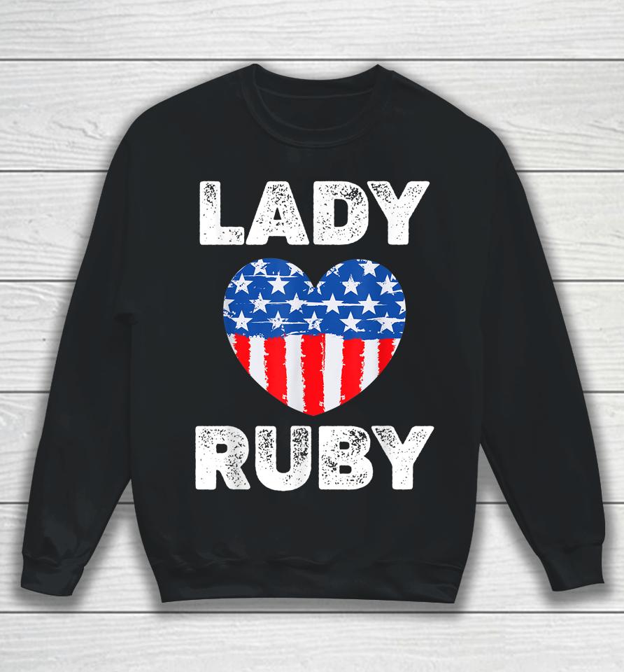 Lady Ruby Sweatshirt