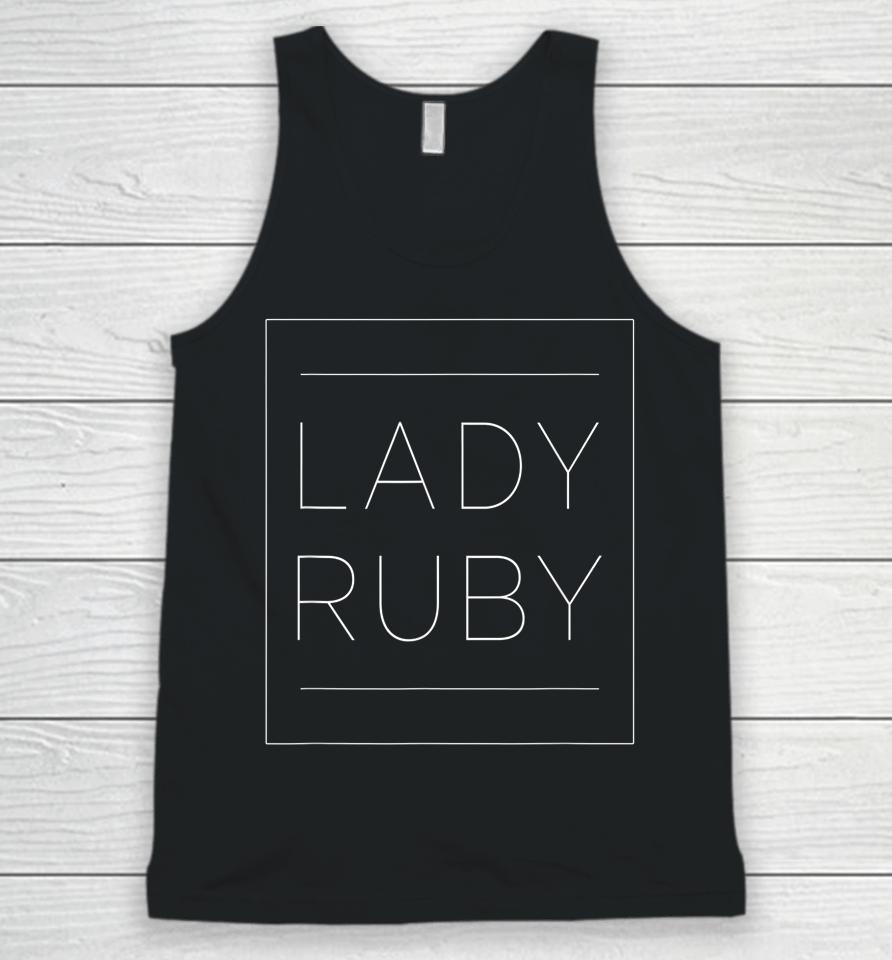 Lady Ruby Unisex Tank Top