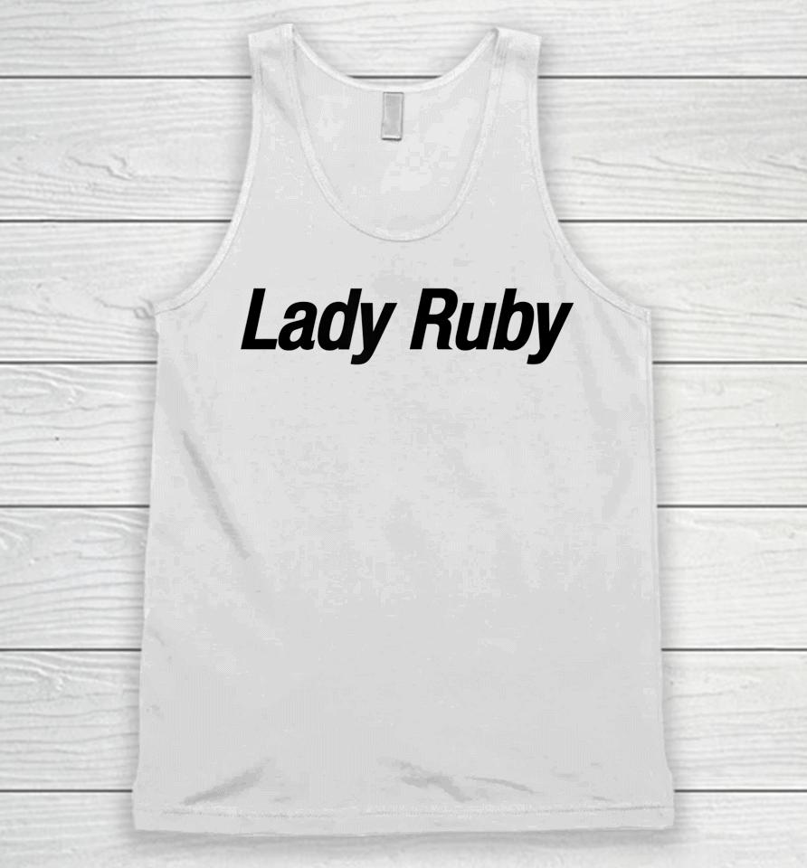Lady Ruby T Shirt I Stand With Lady Ruby Freeman Unisex Tank Top