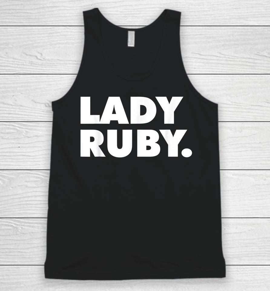 Lady Ruby T Shirt I Stand With Lady Ruby Freeman Unisex Tank Top