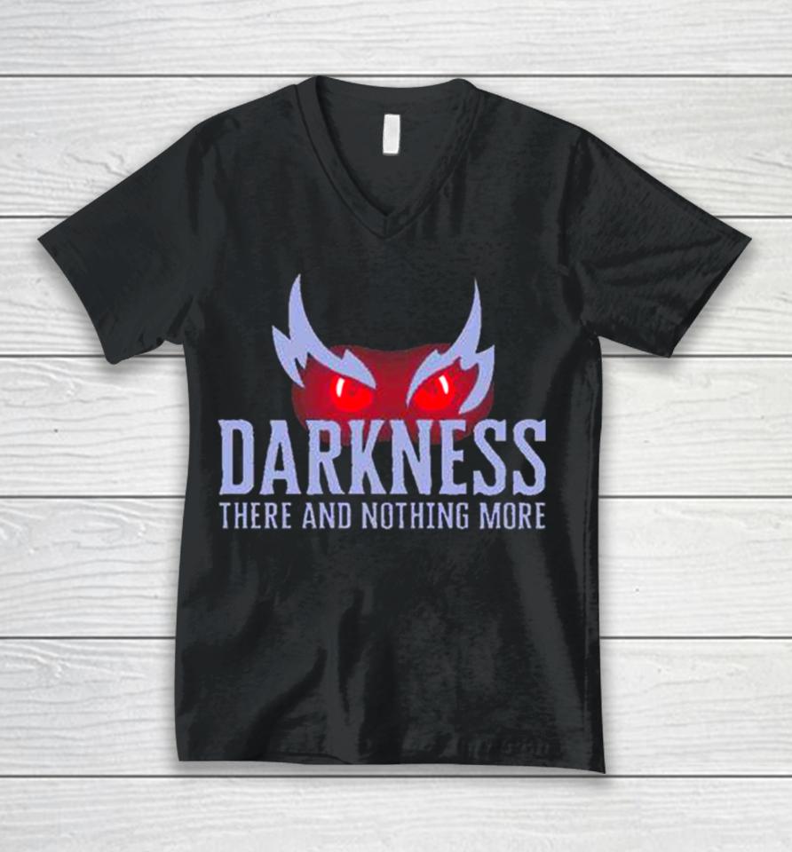 Lamar Jackson Wearing Darkness There And Nothing More Unisex V-Neck T-Shirt