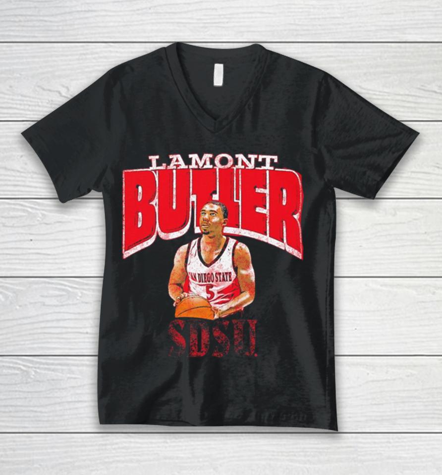 Lamont Butler Gametime Sdsu Unisex V-Neck T-Shirt