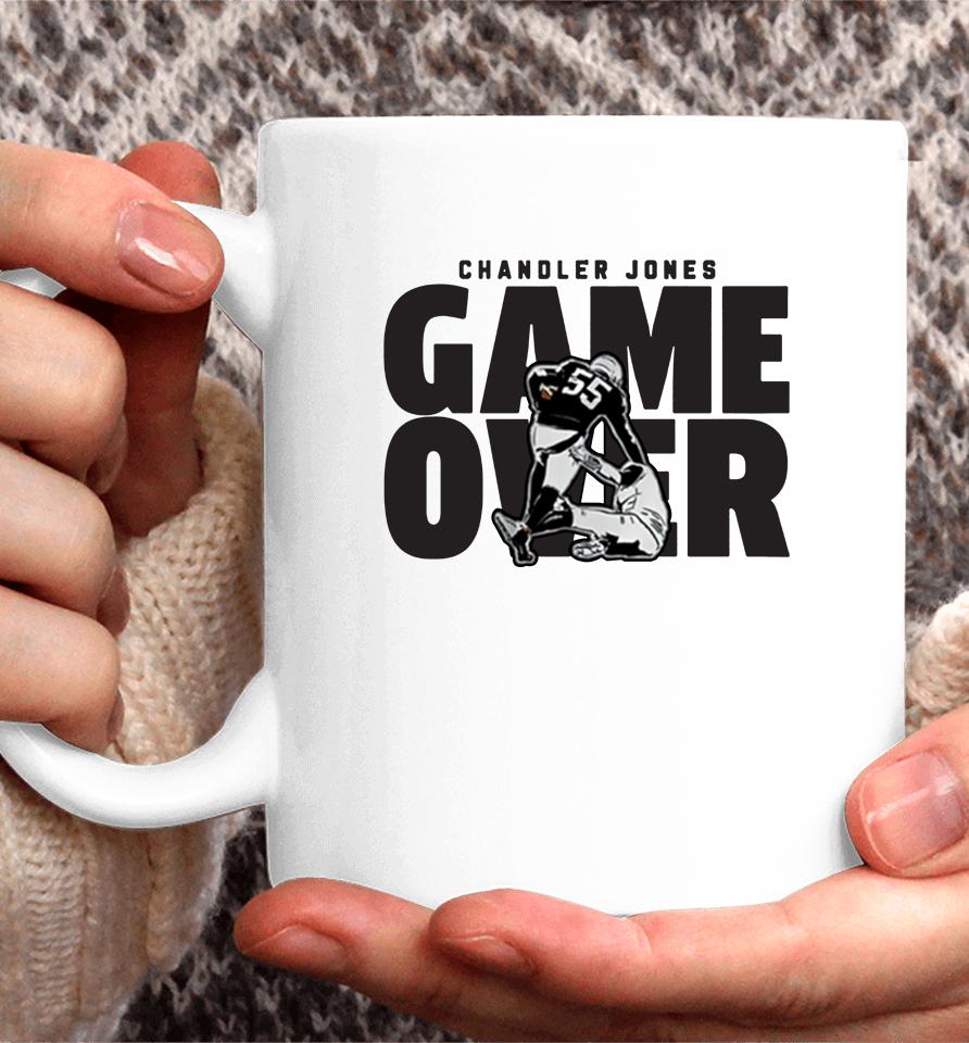 Las Vegas Raiders Chandler Jones Game Over Coffee Mug