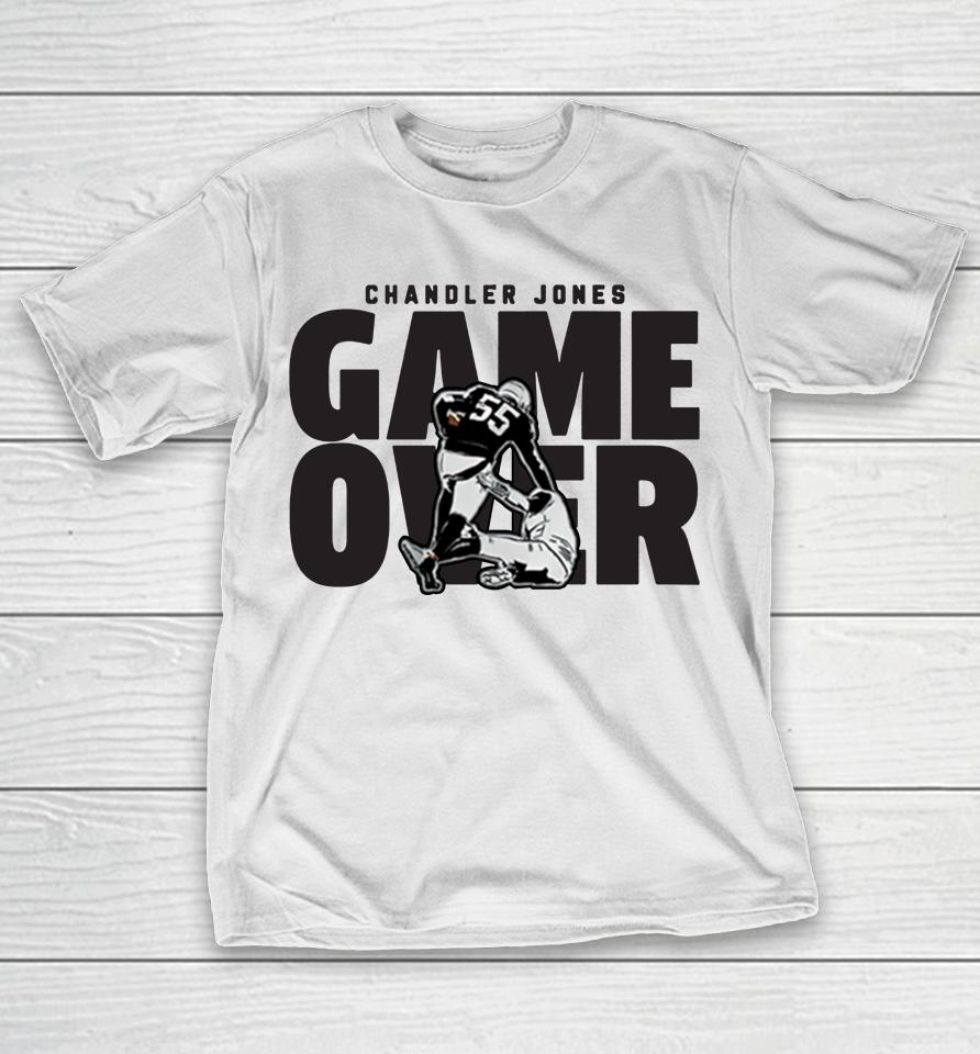Las Vegas Raiders Chandler Jones Game Over T-Shirt