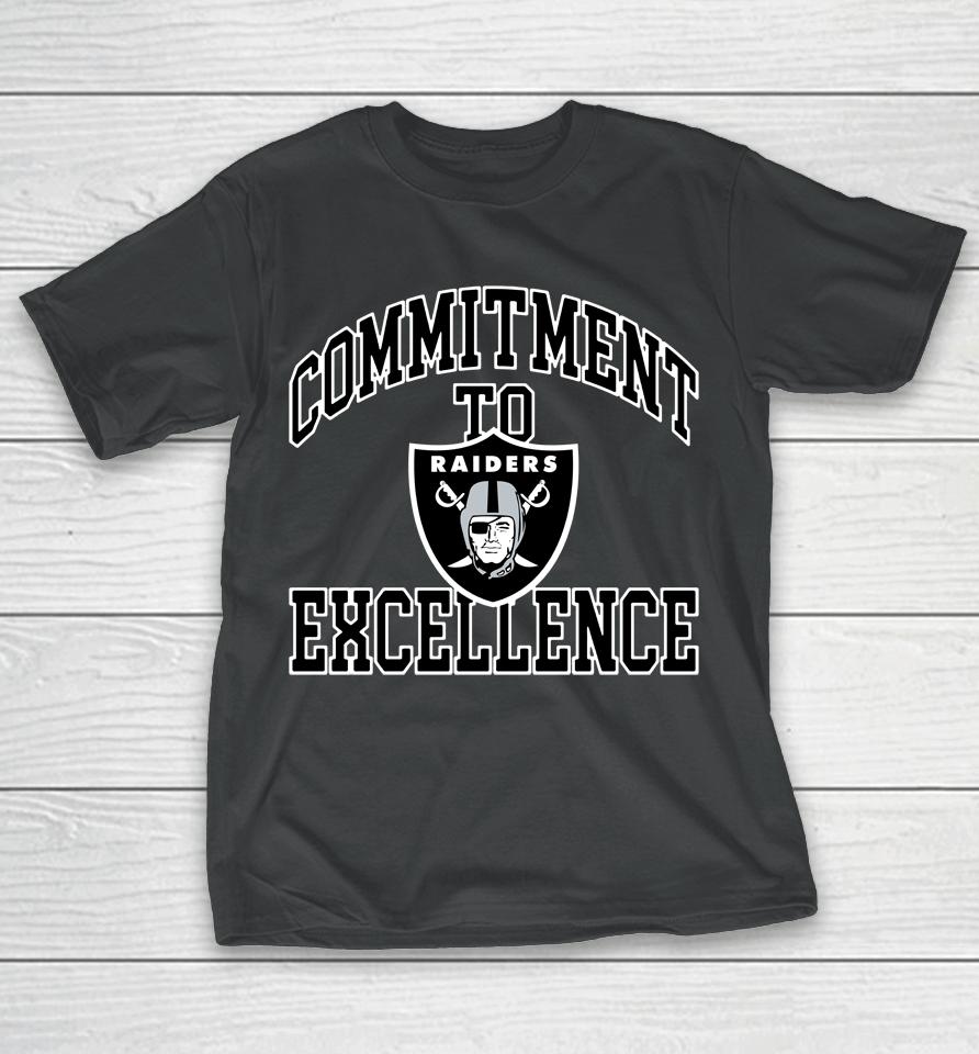 Las Vegas Raiders Commitment To Excellence Hyper Local Tri-Blend T-Shirt