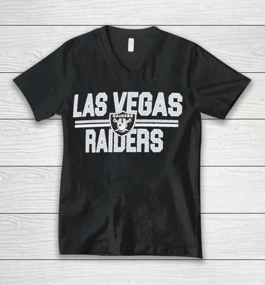Las Vegas Raiders Starter Mesh Team Graphic 2024 Unisex V-Neck T-Shirt