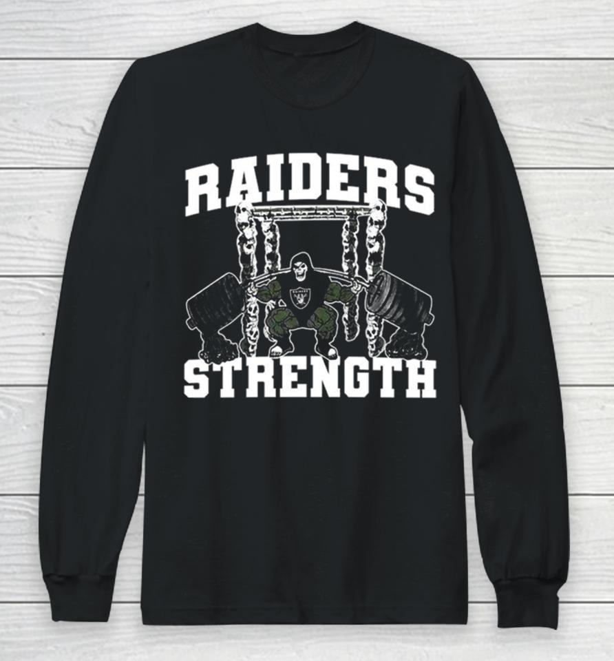 Las Vegas Raiders Strength Long Sleeve T-Shirt