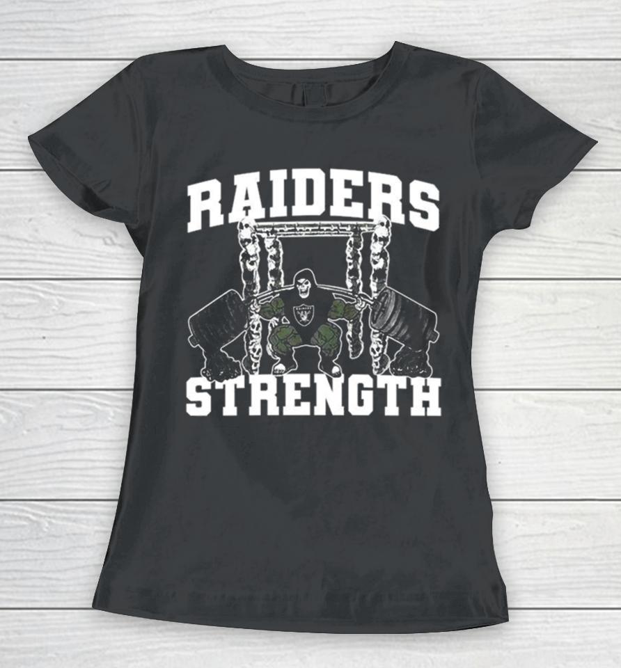Las Vegas Raiders Strength Women T-Shirt