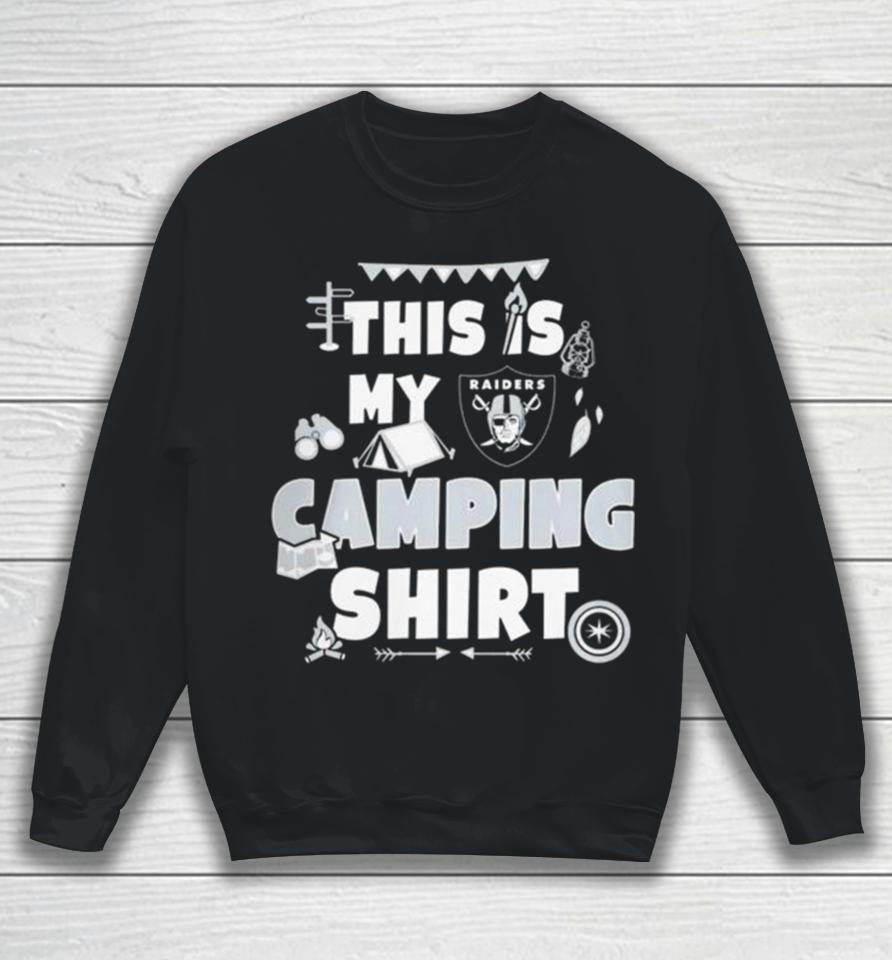 Las Vegas Raiders This Is My Camping Sweatshirt