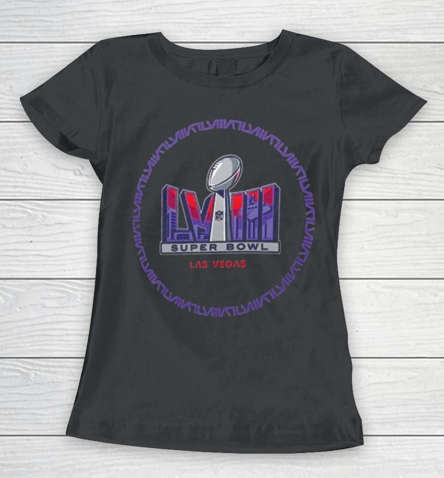 Las Vegas Super Bowl Lviii Wear By Erin Andrews Women T-Shirt