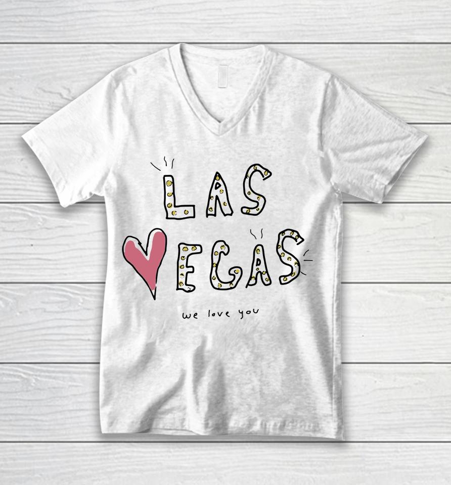 Las Vegas We Love You Unisex V-Neck T-Shirt