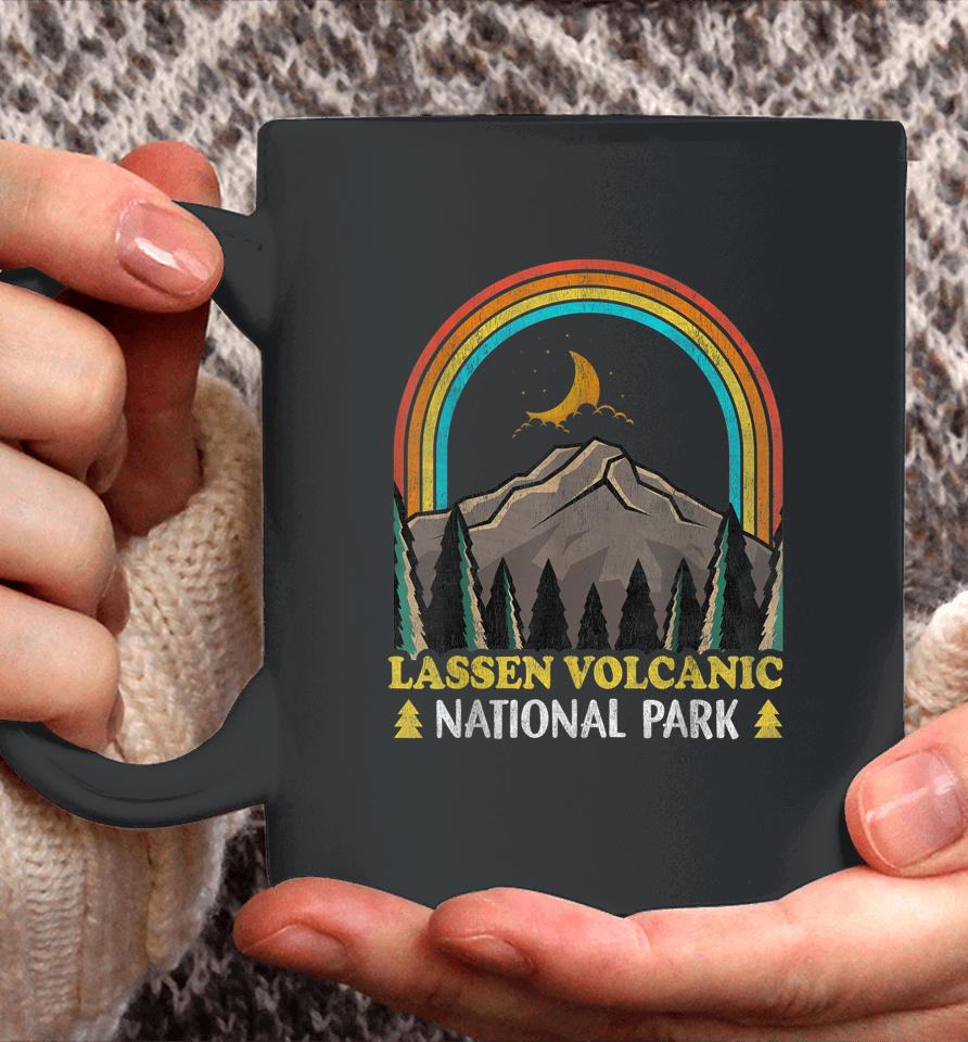 Lassen Volcanic National Park Vintage Camping Coffee Mug