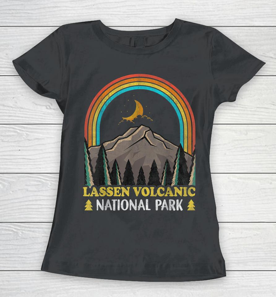 Lassen Volcanic National Park Vintage Camping Women T-Shirt