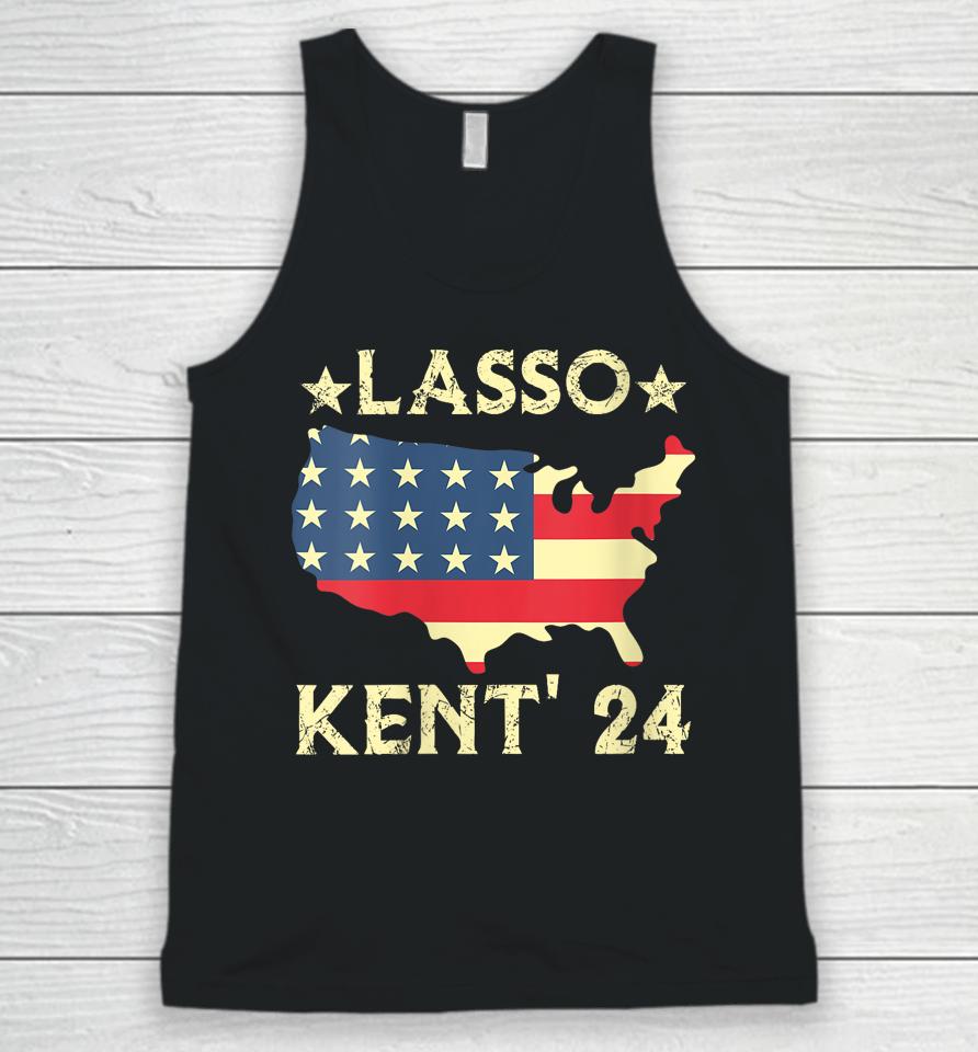 Lasso Kent' 24 Usa Flag Sports 4Th Of July Election Unisex Tank Top
