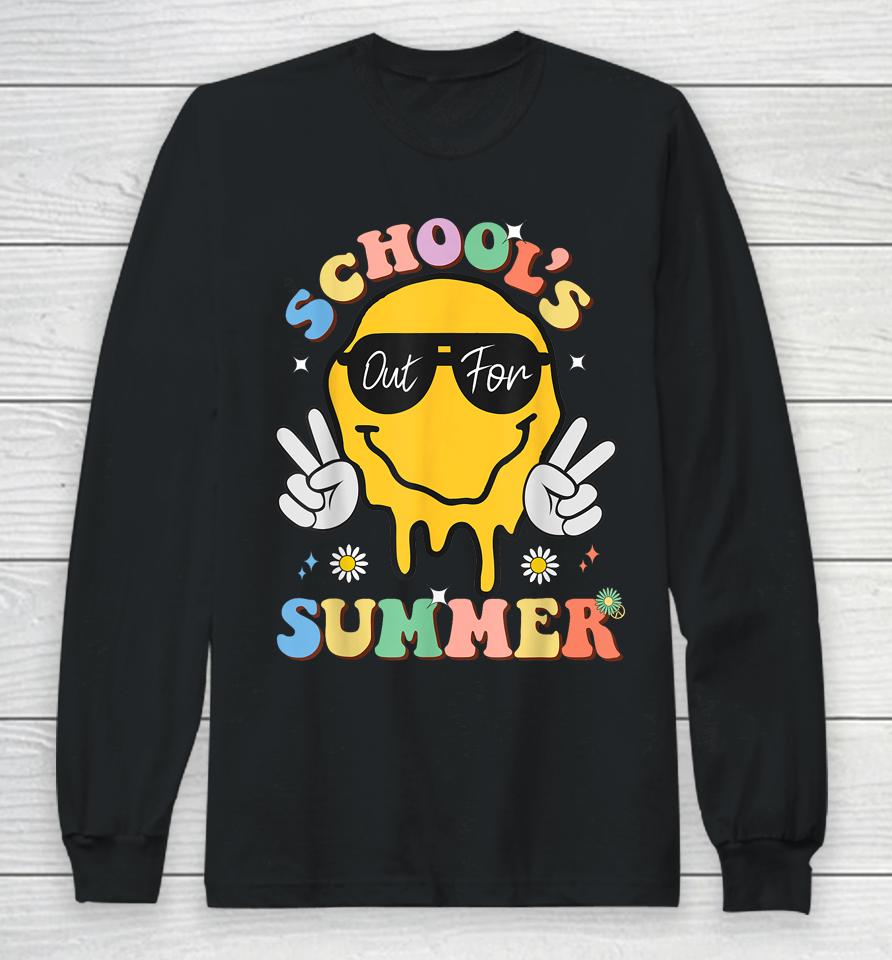 Last Day Of School Schools Out For Summer Teacher Long Sleeve T-Shirt