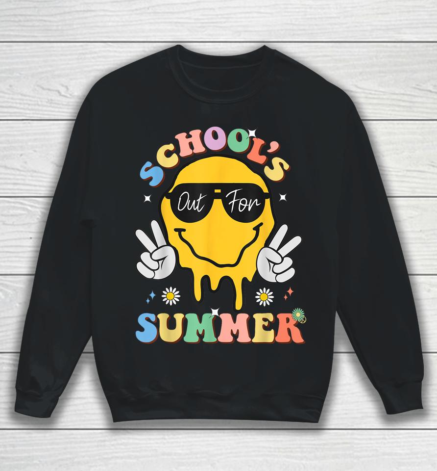 Last Day Of School Schools Out For Summer Teacher Sweatshirt