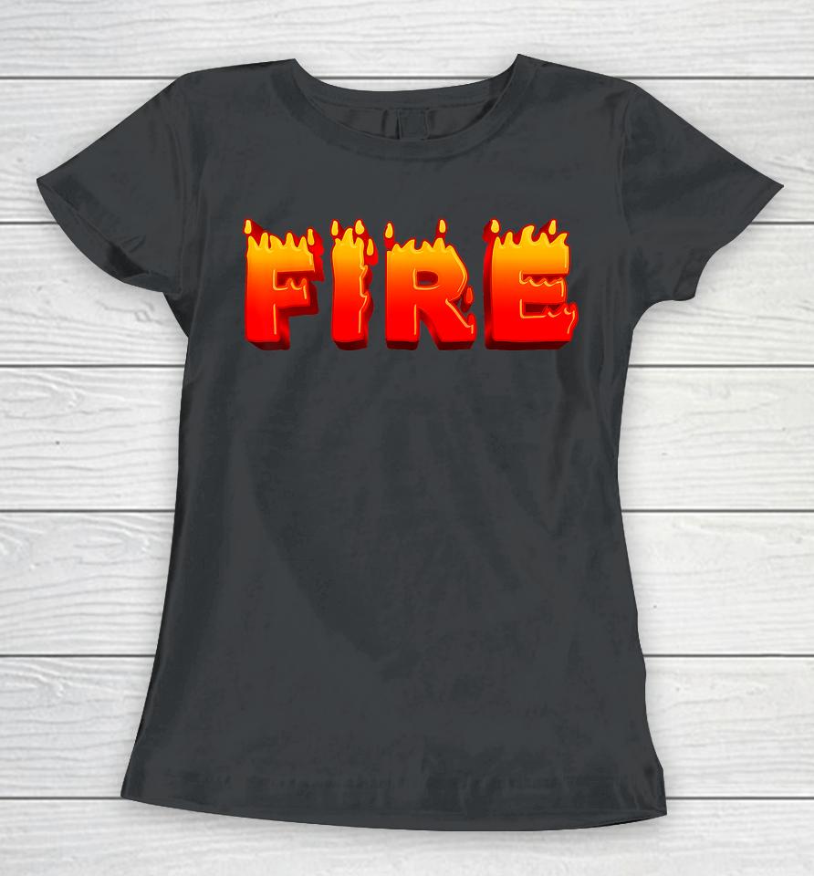 Last Minute Family Couples Halloween Fire And Ice Costumes Women T-Shirt