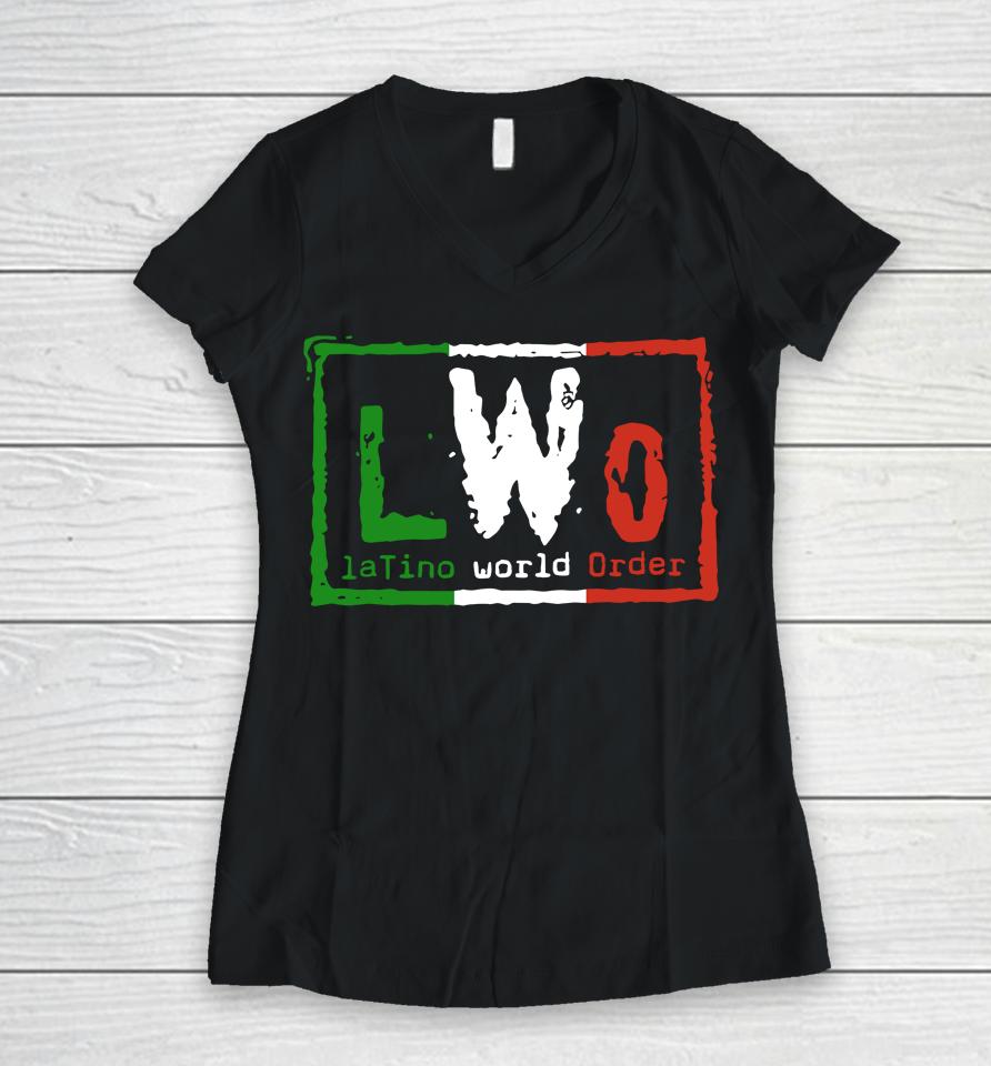 Latino World Order Women V-Neck T-Shirt