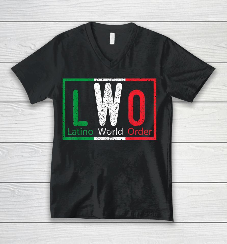 Latino World Order Unisex V-Neck T-Shirt