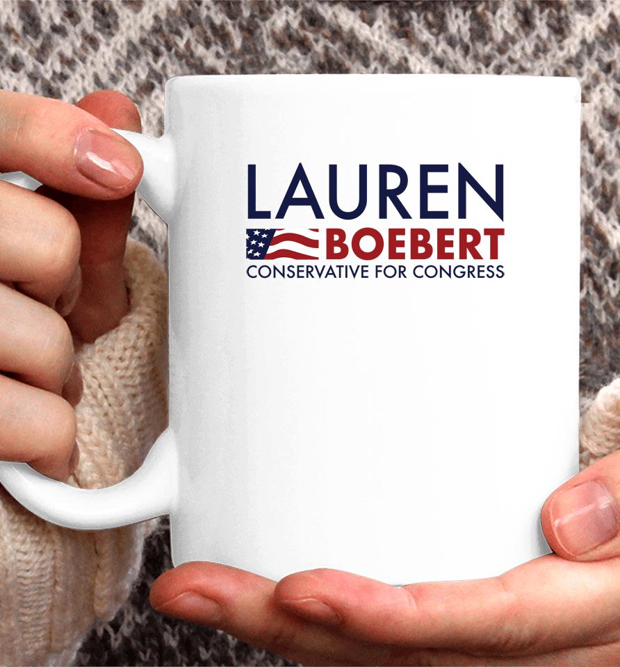 Lauren Boebert Conservative For Congress Coffee Mug