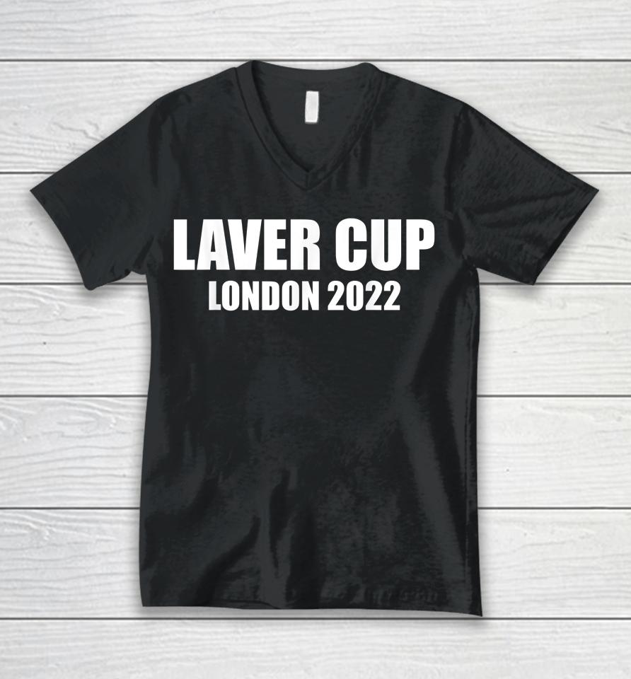 Laver Cup Tennis London 2022 Tennis Lover Gifts Unisex V-Neck T-Shirt