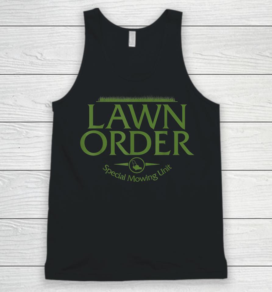 Lawn Order Special Mowing Unit Unisex Tank Top