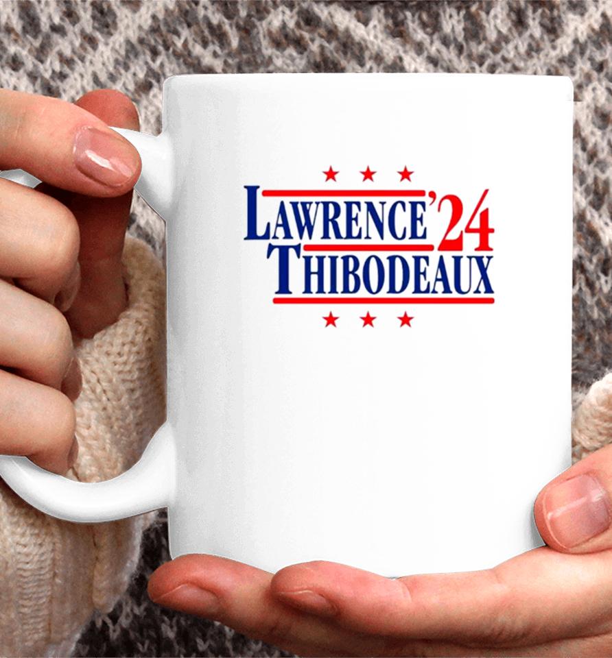 Lawrence And Thibodeaux ’24 New York Football Legends Political Campaign Parody Coffee Mug