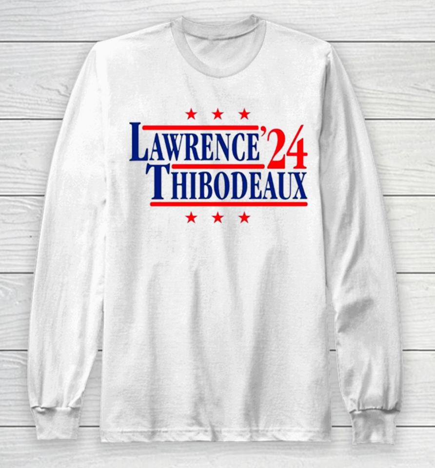 Lawrence And Thibodeaux ’24 New York Football Legends Political Campaign Parody Long Sleeve T-Shirt