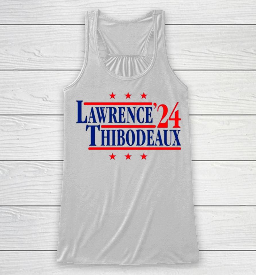 Lawrence And Thibodeaux ’24 New York Football Legends Political Campaign Parody Racerback Tank