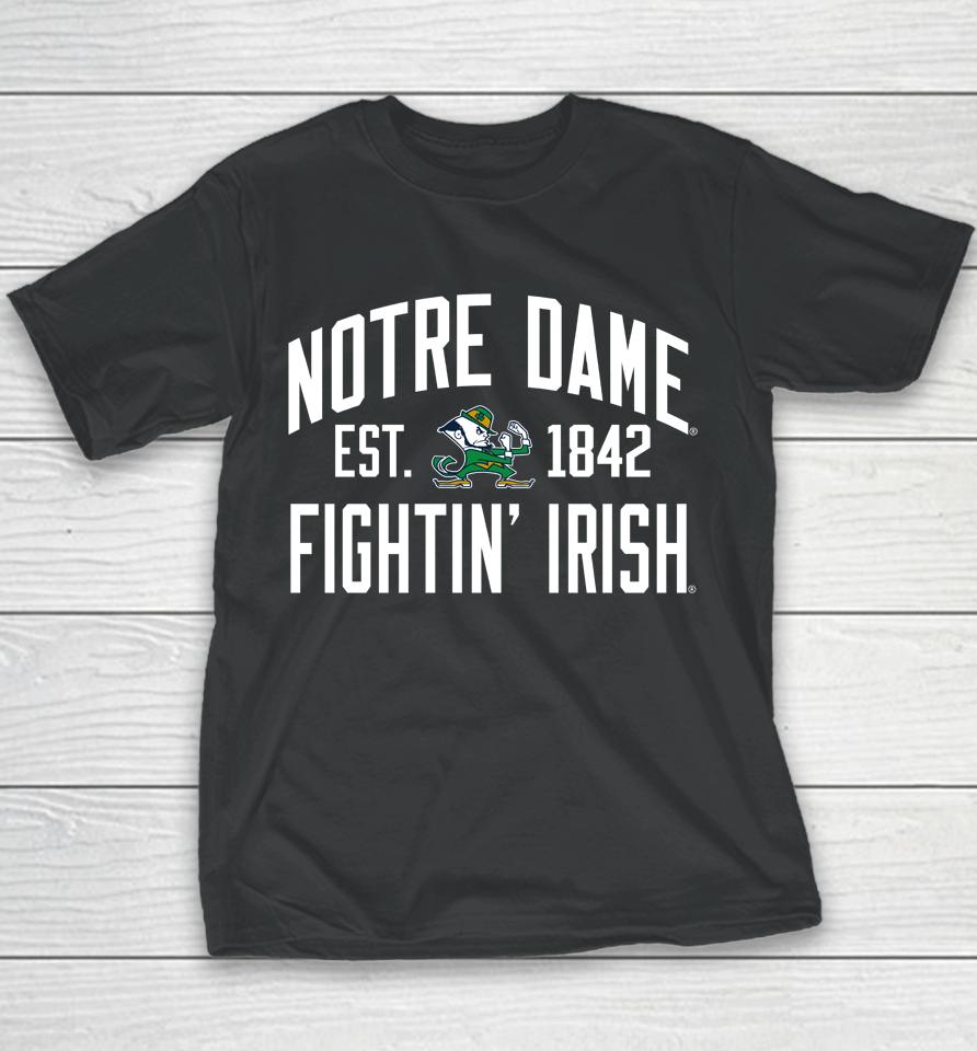League Collegiate 1274 Victory Falls Ncaa Notre Dame Fighting Irish Youth T-Shirt