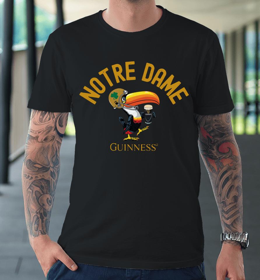 League Collegiate 2022 Notre Dame Fighting Irish Guinness Victory Falls Tri-Blend Premium T-Shirt