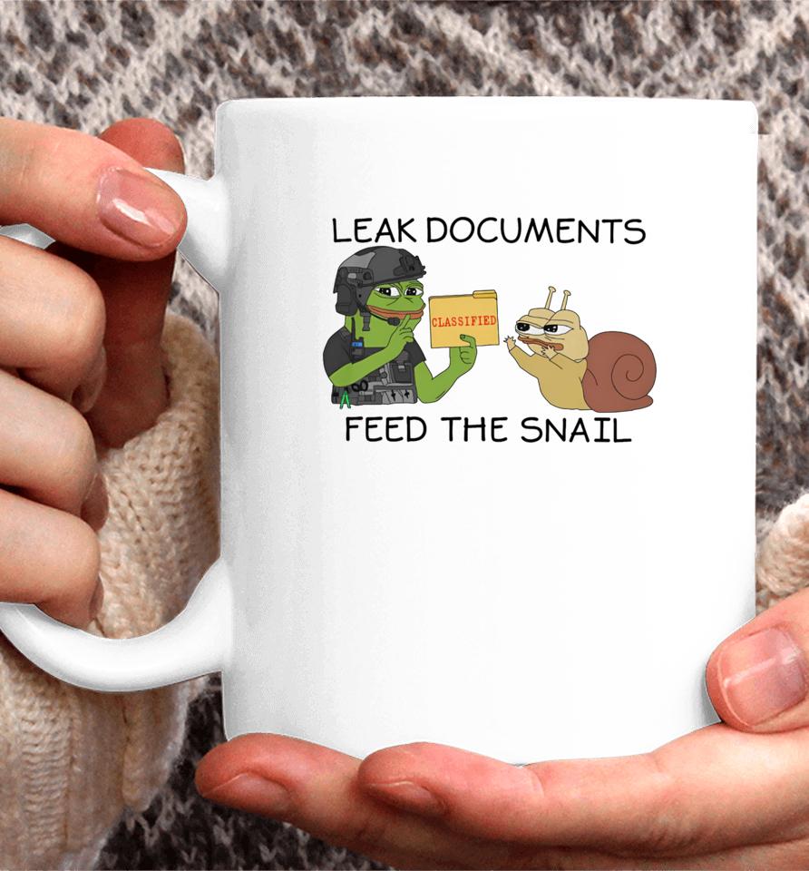 Leak Documents Classified Feed The Snail Coffee Mug