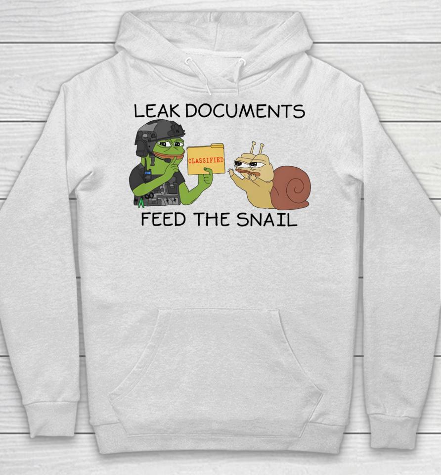 Leak Documents Classified Feed The Snail Hoodie