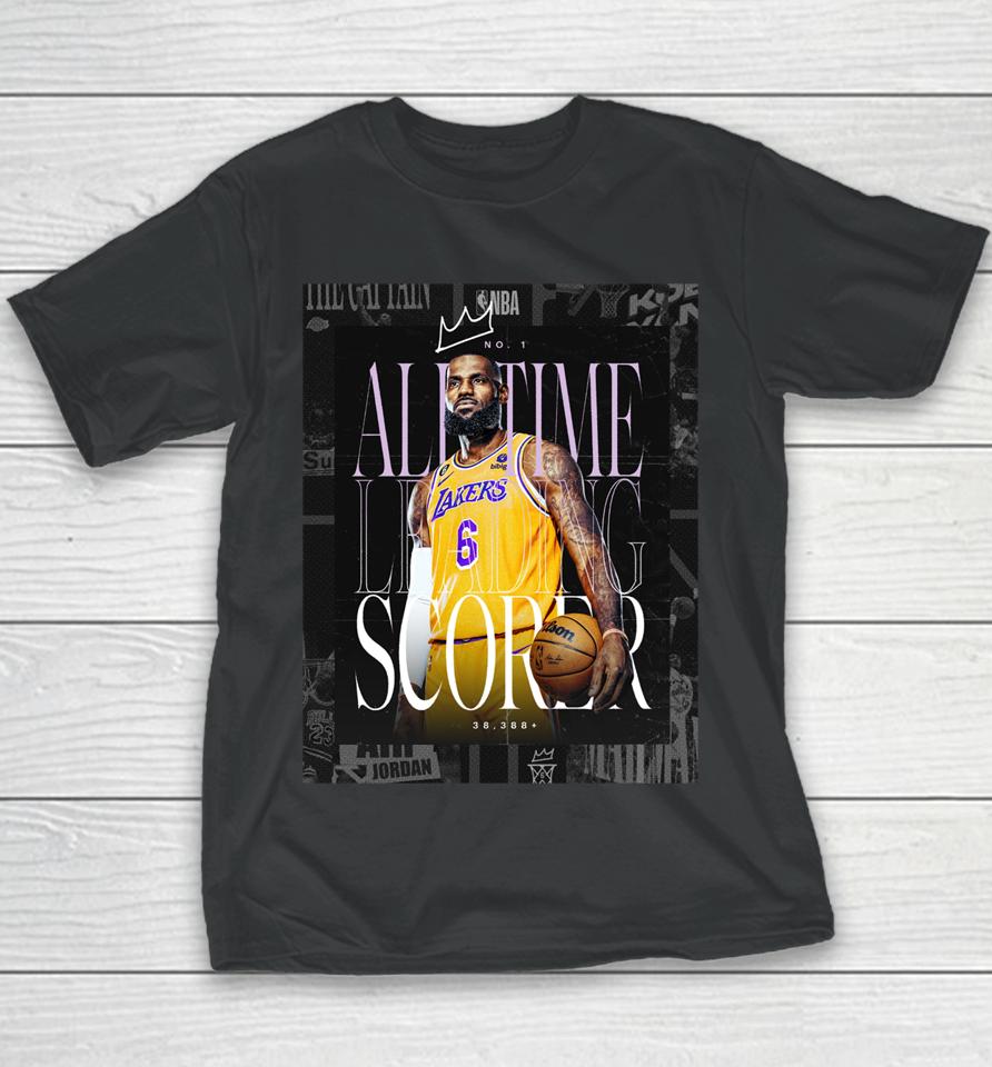 Lebron James All Time Leading Scorer Points King 38388 Youth T-Shirt