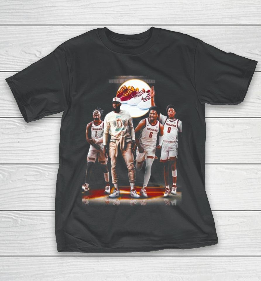 Lebron James Gifted The Whole Usc Trojan Basketball Team Their Own Exclusive Lebron 21S T-Shirt