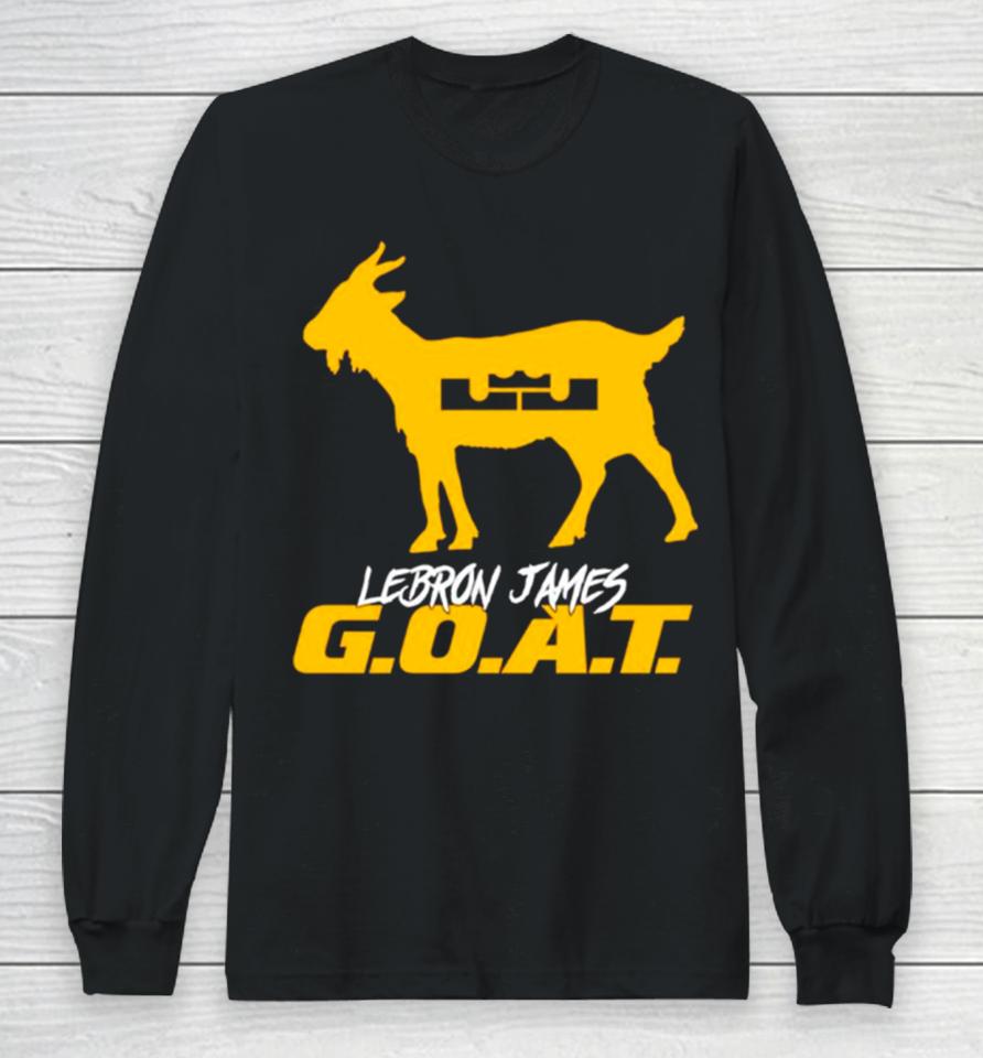 Lebron James Goat Los Angeles Lakers Basketball Long Sleeve T-Shirt