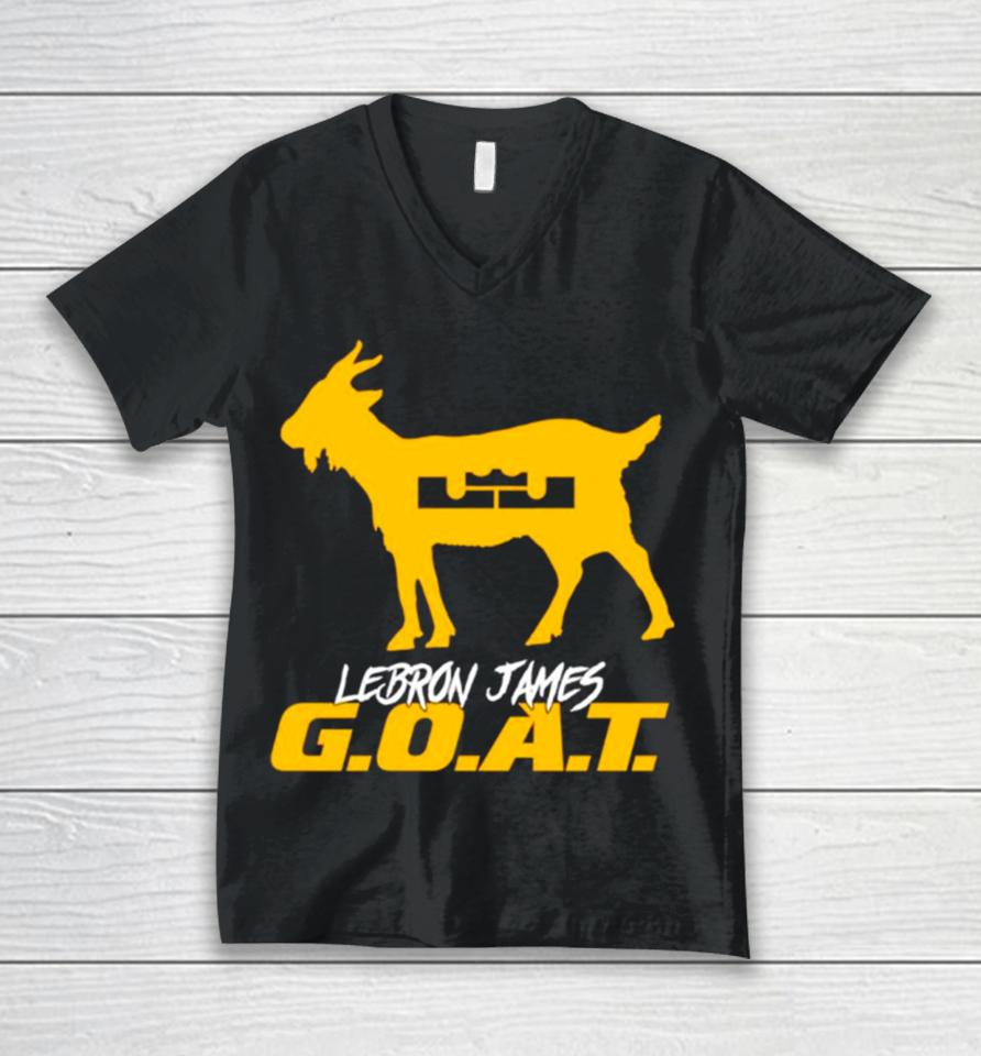 Lebron James Goat Los Angeles Lakers Basketball Unisex V-Neck T-Shirt