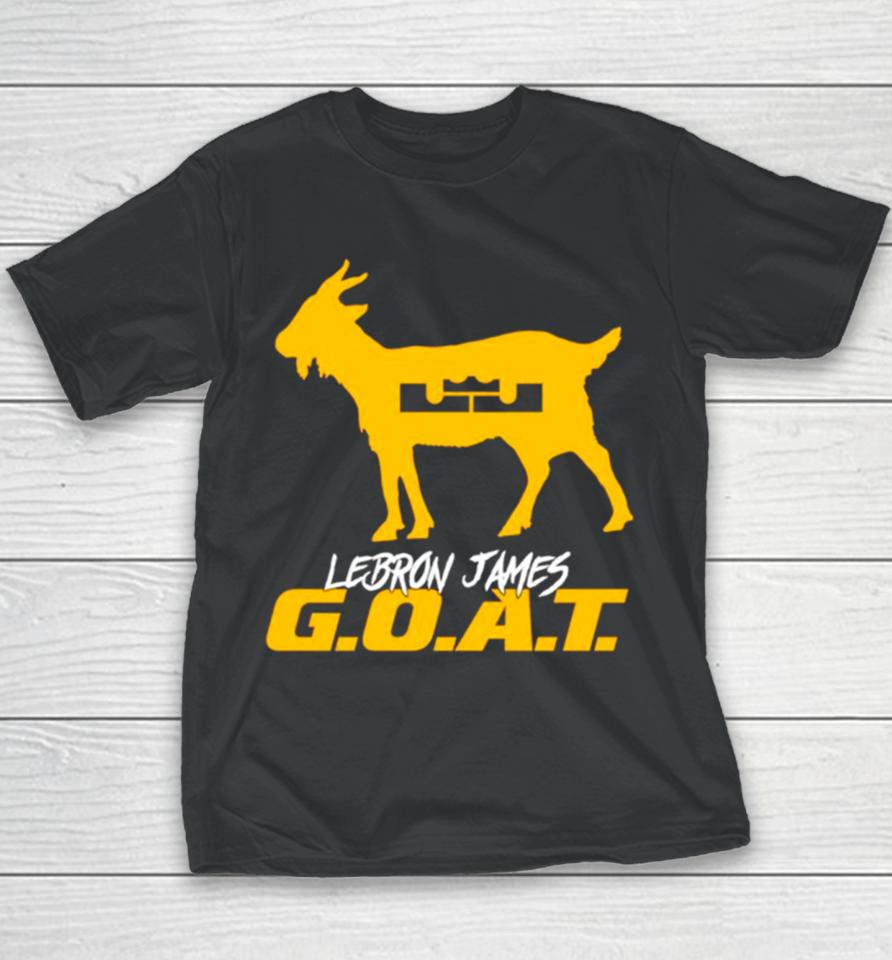 Lebron James Goat Los Angeles Lakers Basketball Youth T-Shirt