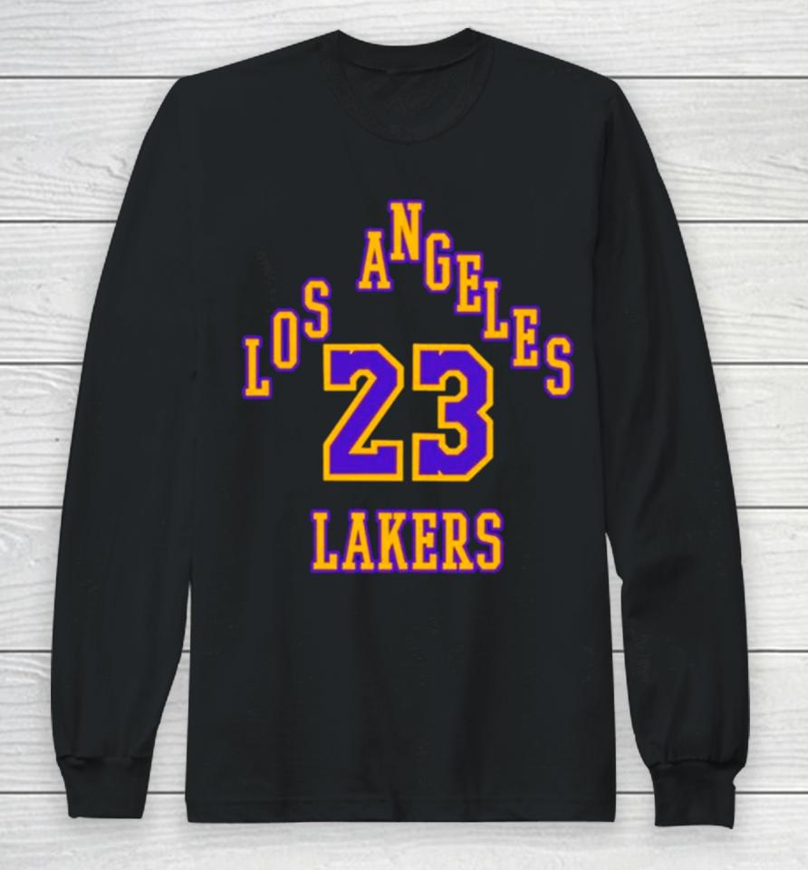 Lebron James Lakers 23 Player Basketball Classic Long Sleeve T-Shirt