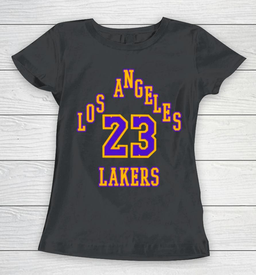 Lebron James Lakers 23 Player Basketball Classic Women T-Shirt