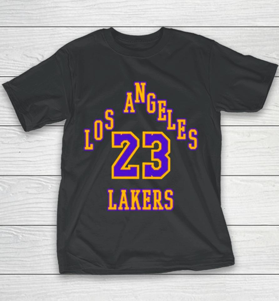 Lebron James Lakers 23 Player Basketball Classic Youth T-Shirt