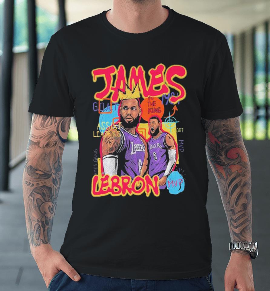 Lebron James Mvp To The King Vintage Premium T-Shirt