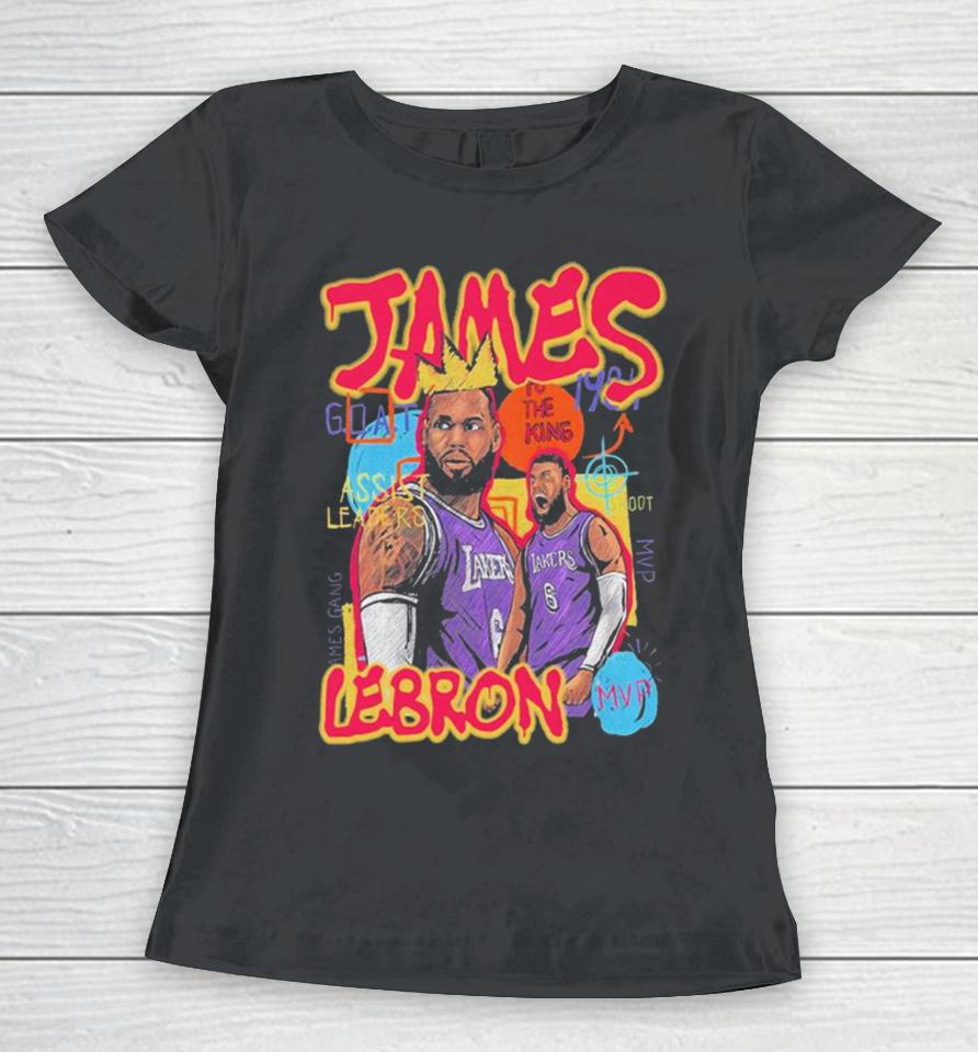 Lebron James Mvp To The King Vintage Women T-Shirt