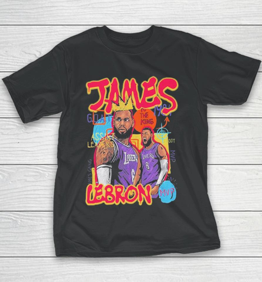 Lebron James Mvp To The King Vintage Youth T-Shirt
