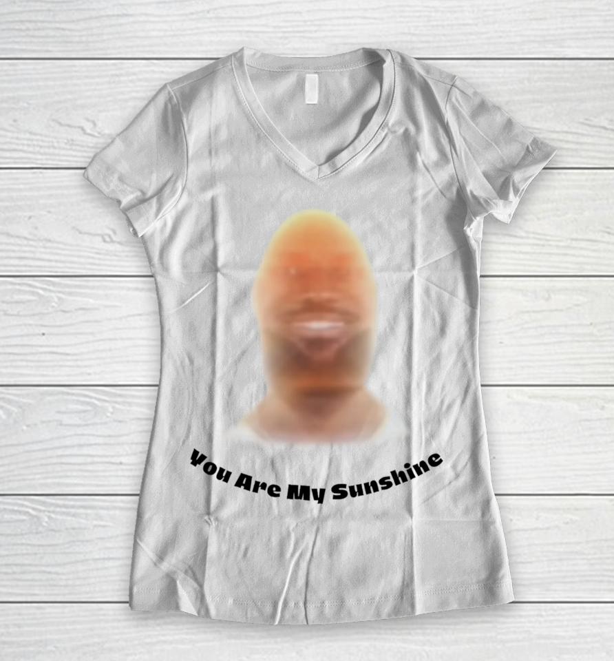 Lebron James You Are My Sunshine Women V-Neck T-Shirt