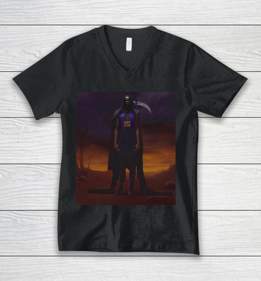 Leezus Media Valley Reaper '35 Unisex V-Neck T-Shirt