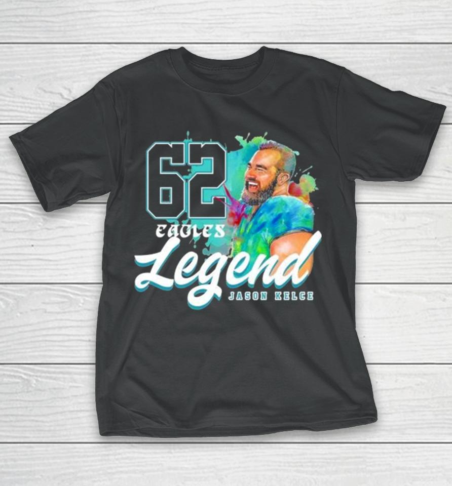 Legend 62 Jason Kelce Philadelphia Eagles Players T-Shirt