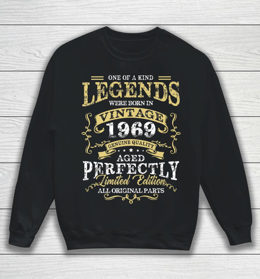 Legend Born In 1969 54Th Birthday Tee For 54 Years Old Sweatshirt